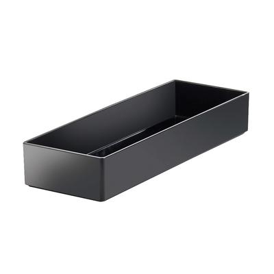 Cal-Mil 1397-13M Cater Choice Box - 7x20x3", Melamine, Black