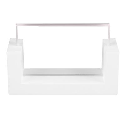 Cal-Mil 1510-32-15 Tabletop Menu Card Holder - 3 1/2" x 2", Bamboo, White