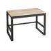 Cal-Mil 22342-32-71 2 Tier Merchandising Table w/ Maple Top & Metal Frame - 32"W x 18"D x 24 1/4"H