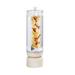 Cal-Mil 22441-3INF-113 3 gal Beverage Dispenser w/ Infusion Chamber - Acrylic Container, White-Washed Pine Wood Base, Beige