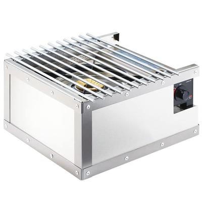 Cal-Mil 3390-55 Frame for Butane Stove - 14" x 12 1/2" x 7 1/4", Brushed Stainless, White
