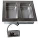 Advance Tabco DISW-2-120 Drop-In Hot Food Well w/ (2) Full Size Pan Capacity, 120v, Stainless Steel