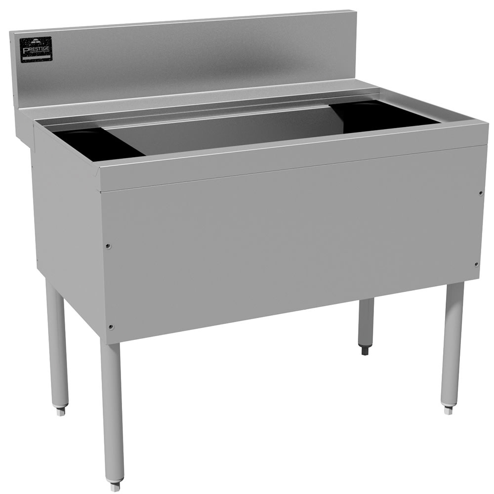 Advance Tabco PRI-24-30-10-XD 30" Prestige Cocktail Station w/ 121 lb Ice Bin, Stainless Steel