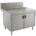 Advance Tabco PRSCD-24-30 30" Stationary Storage Cabinet w/ Hinged Doors, 29" Front To Back, Stainless Steel