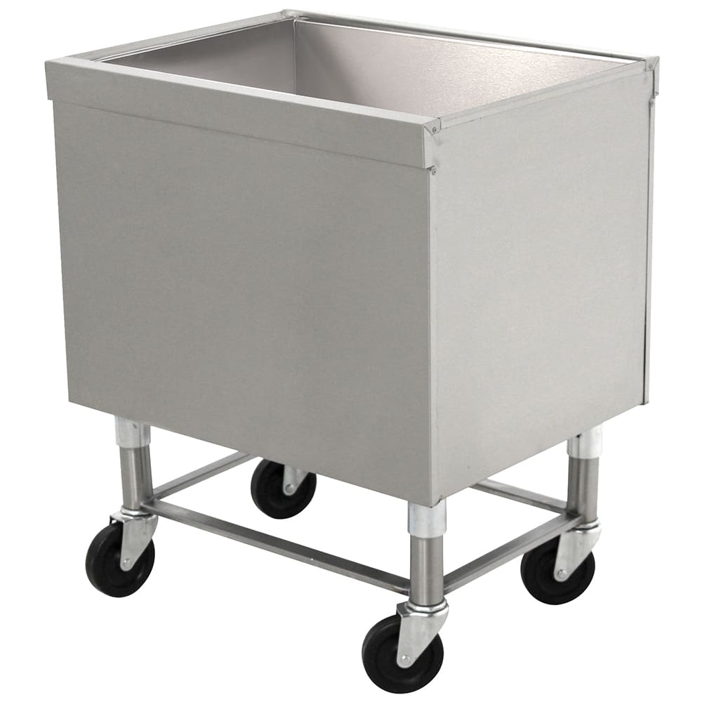 Advance Tabco SCI-MIC-36 36" x 18 3/4" Underbar Basics Drop In Ice Bin w/ 155 lb Capacity - Insulated, Stainless Steel