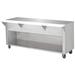 Advance Tabco STU-2-BS 31 13/16" Stationary Serving Counter w/ Shelf & Stainless Top, Stainless Steel, Enclosed Storage Base, Silver