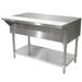 Advance Tabco STU-4 62 7/16" Stationary Serving Counter w/ Shelf & Stainless Top, Stainless Steel, Adjustable Shelf, Silver