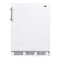 Summit CT661WBIADA 5.1 cu ft Undercounter Refrigerator & Freezer w/ (1) Solid Door - White, 115v