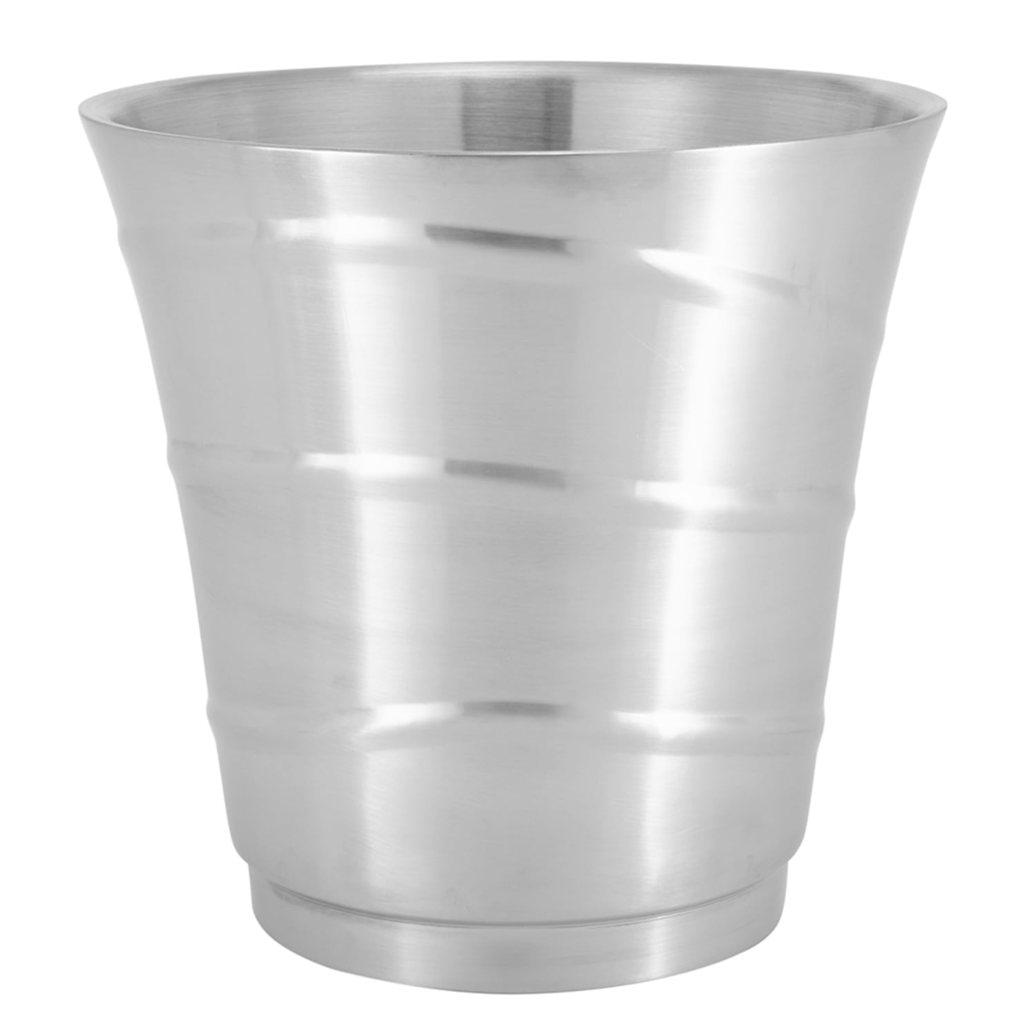 American Metalcraft SWB 8 5/8" Double Walled Wine Bucket - Stainless Steel, Swirl Embossed, Silver
