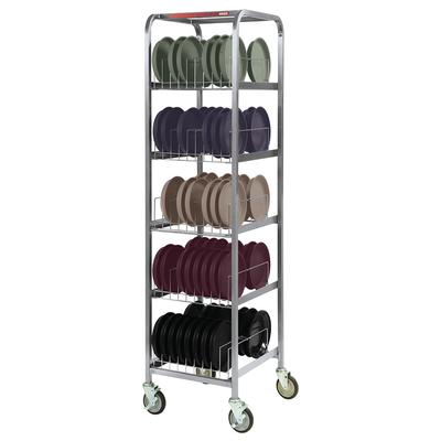 Dinex DX1173X80 5 Level Mobile Drying Rack for Dishes, Stainless Steel