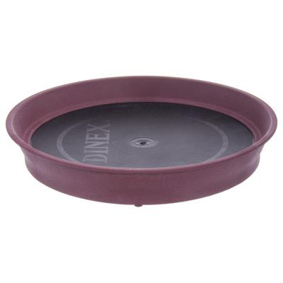 Dinex DX1411061 9 7/10" Round Base for Duratherm Induction Charger - Plastic, Cranberry, Red