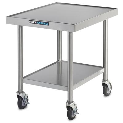 Dinex DXPICTABLEM 30" x 24" Mobile Equipment Stand for Power-Therm Induction Charger, Undershelf, Stainless Steel