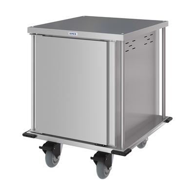Dinex DXPTQC2T1D10 10 Tray Ambient Meal Delivery Cart, Silver