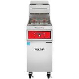 Vulcan 1TR45D PowerFry3 Commercial Gas Fryer - (1) 50 lb Vat, Floor Model, Natural Gas, Stainless Steel, Gas Type: NG