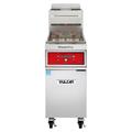 Vulcan 1TR65DF Commercial Gas Fryer - (1) 70 lb Vat, Floor Model, Natural Gas, Filtration System, Stainless Steel, Gas Type: NG