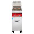 Vulcan 1TR85A PowerFry3 Commercial Gas Fryer - (1) 90 lb Vat, Floor Model, Liquid Propane, Stainless Steel, Gas Type: LP