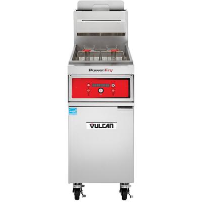 Vulcan 1VK45DF NG Commercial Gas Fryer - 50 lb Vat, Floor Model, Natural Gas, KleenScreen Filtration, 70,000 BTU, Stainless Steel, Gas Type: NG