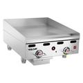 Vulcan 924RX-30 900RX Series 24" Gas Commercial Griddle w/ Thermostatic Controls - 1" Steel Plate, Natural Gas, Stainless Steel, NG, Gas Type: NG