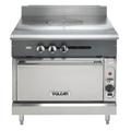 Vulcan V2P36S 36" Commercial Gas Range w/ (2) Planchas & Standard Oven, Natural Gas, Stainless Steel, Gas Type: NG