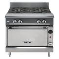 Vulcan VCBB36C 36" Commercial Gas Range w/ Charbroiler & Convection Oven, Natural Gas, Stainless Steel, Gas Type: NG