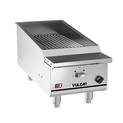 Vulcan VTEC14 LP 14 1/2" Countertop Charbroiler w/ Conversion Burner, Liquid Propane, Stainless Steel, Gas Type: LP