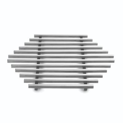 Rosseto SM223 Track Grill - Honeycomb Shape, Stainless, Stainless Steel