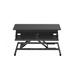 Luxor CVTR PRO-BK Adjustable Standing Desk Converter w/ Keyboard Shelf - 5" to 15 1/2"H, Black