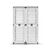 Luxor MBS-STR-22-24S 28 3/4" 4 Stacked Modular Classroom Storage Cabinets w/ (24) Small Bins, Steel, White