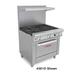 Southbend 4364D-1G 36" 4 Burner Commercial Gas Range w/ Griddle & Standard Oven, Natural Gas, Stainless Steel, Gas Type: NG