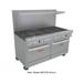 Southbend 4601AA-2GR 60" 6 Burner Commercial Gas Range w/ Griddle & (2) Convection Ovens, Liquid Propane, Stainless Steel, Gas Type: LP, 115 V