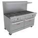Southbend 4601AD-2RR Ultimate 60" 6 Burner Commercial Gas Range w/ Griddle/Broiler & (1) Standard & (1) Convection Ovens, Liquid Propane, Stainless Steel, Gas Type: LP, 115 V