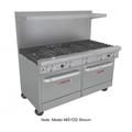 Southbend 4601AD-4TR Ultimate 60" 2 Burner Commercial Gas Range w/ Griddle & (1) Standard & (1) Convection Oven, Natural Gas, Stainless Steel, Gas Type: NG, 115 V