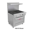 Southbend H4366A Ultimate 36" 5 Burner Commercial Gas Range w/ Convection Oven, Liquid Propane, Stainless Steel, Gas Type: LP, 208 V