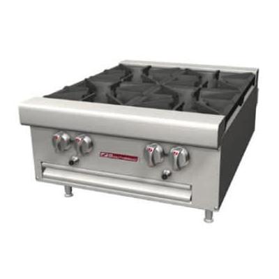 Southbend HDO-12 12" Gas Hotplate w/ (2) Burners & Manual Controls, Natural Gas, Stainless Steel, Gas Type: NG