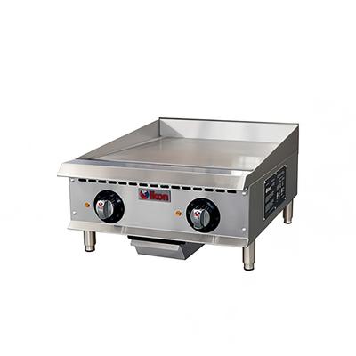 IKON ITG-24E 208/1 24" Electric Commercial Griddle w/ Thermostatic Controls - 1" Steel Plate, 208v/1ph, 208 V, Stainless Steel