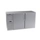 Krowne BS60L-SNS 60" Bar Refrigerator - 2 Swinging Solid Doors, Stainless, 115v, 115 V, Silver