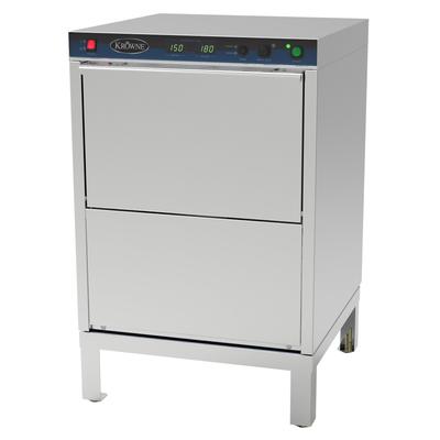 Krowne GWH-24 High Temp Rack Underbar Glass Washer w/ 25 Racks/hr Capacity, Built-in Booster, 208v/1ph, Stainless Steel