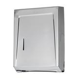 Krowne H-105 Wall Mount Paper Towel Dispenser For C Fold Towels, Stainless, Silver