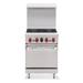 American Range AR-2RB 24" Commercial Gas Range w/ Charbroiler & Space Saver Oven, Natural Gas, Stainless Steel, Gas Type: NG