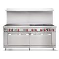 American Range AR-48G-4B-CC 72" 4 Burner Commercial Gas Range w/ Griddle & (2) Convection Ovens, Liquid Propane, Stainless Steel, Gas Type: LP