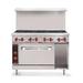 American Range AR-4B-24RG-CL-SBR 48" 4 Burner Commercial Gas Range w/ Griddle/Broiler & Convection Oven & Storage Base, Natural Gas, Stainless Steel, Gas Type: NG