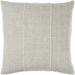 Sonel 20" Square Modern Light Gray/Sterling Gray/Slate Gray Taupe/Off White Throw Pillow - Hauteloom