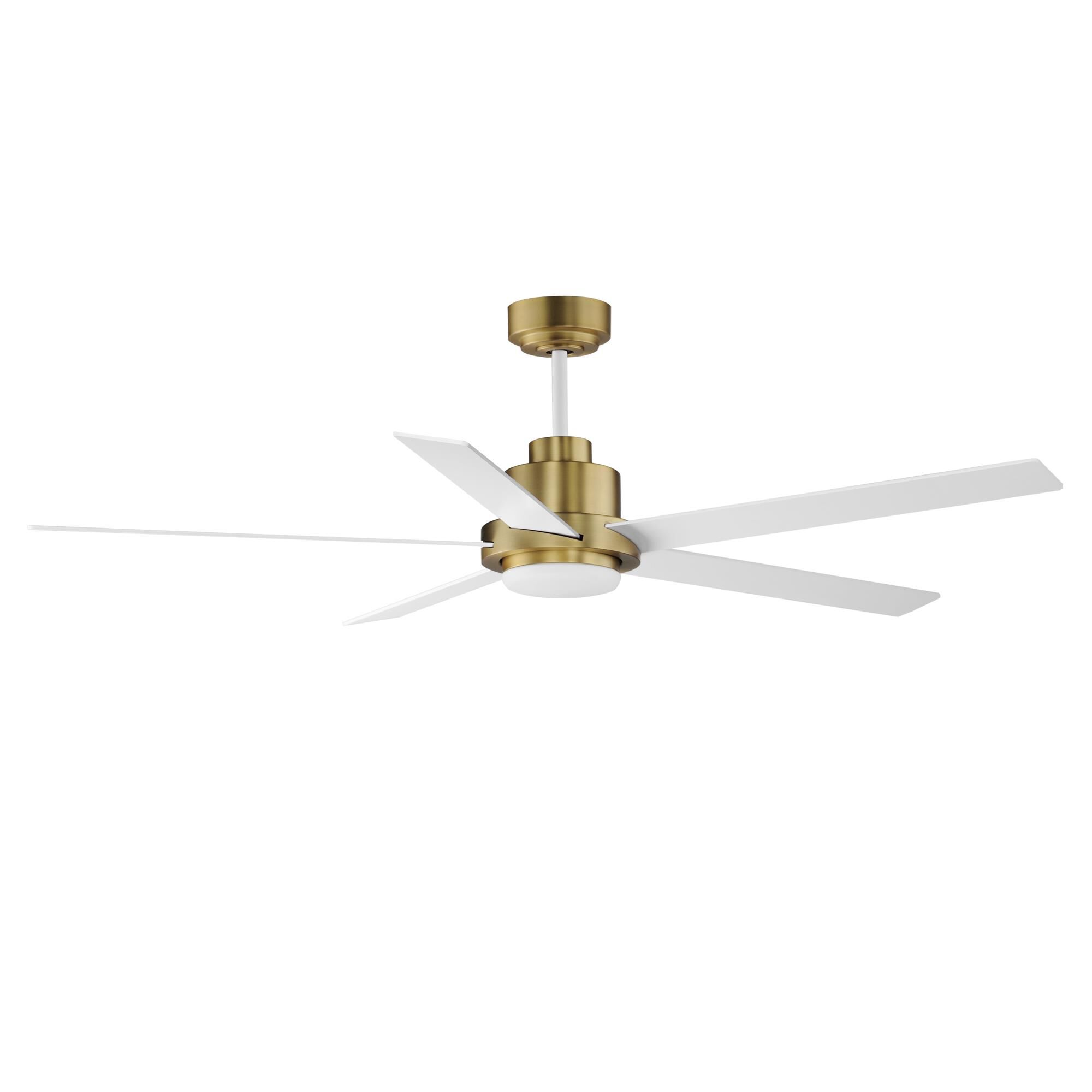 Maxim Lighting Daisy Flush Mount Fan - 88826WTNAB