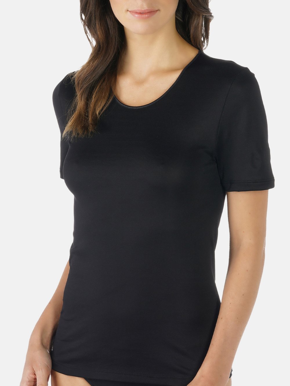 Mey Unterhemd Damen schwarz, 46
