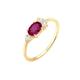 Elli PREMIUM Ring Damen rot, 58