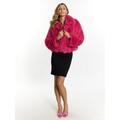 Faina Faux Fur Blouson Damen pink, L