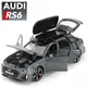 1/32 Audi RS6 Spielzeug auto Modell mit Sound Light Türen geöffnet Legierung Druckguss Modell