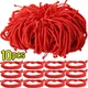 Rotes Seil Armband 1/10 stücke buddhistische Armreifen verstellbare Paar handgemachte Knoten Amulett