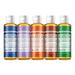 Dr. Bronner S - Pure-Castile Liquid Soap (4 Ounce Variety Pack) Peppermint Lavender Tea Tree Eucalyptus Almond - Made With Organic Oils 18-In-1 Uses: Face Body Hair Laundry Pets And Dishes