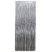 Silver Tinsel Christmas Window or Door Curtain 3' x 8'